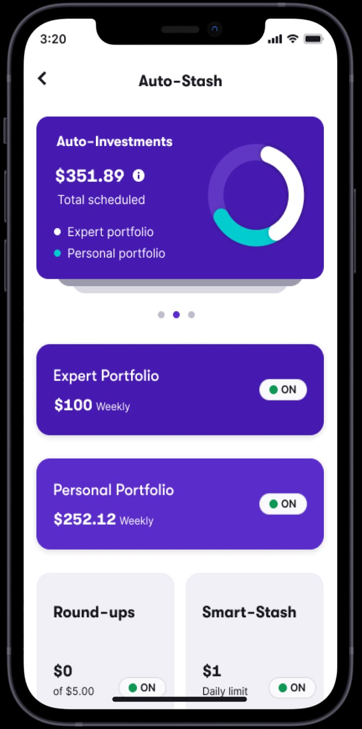 Stash money movement flow